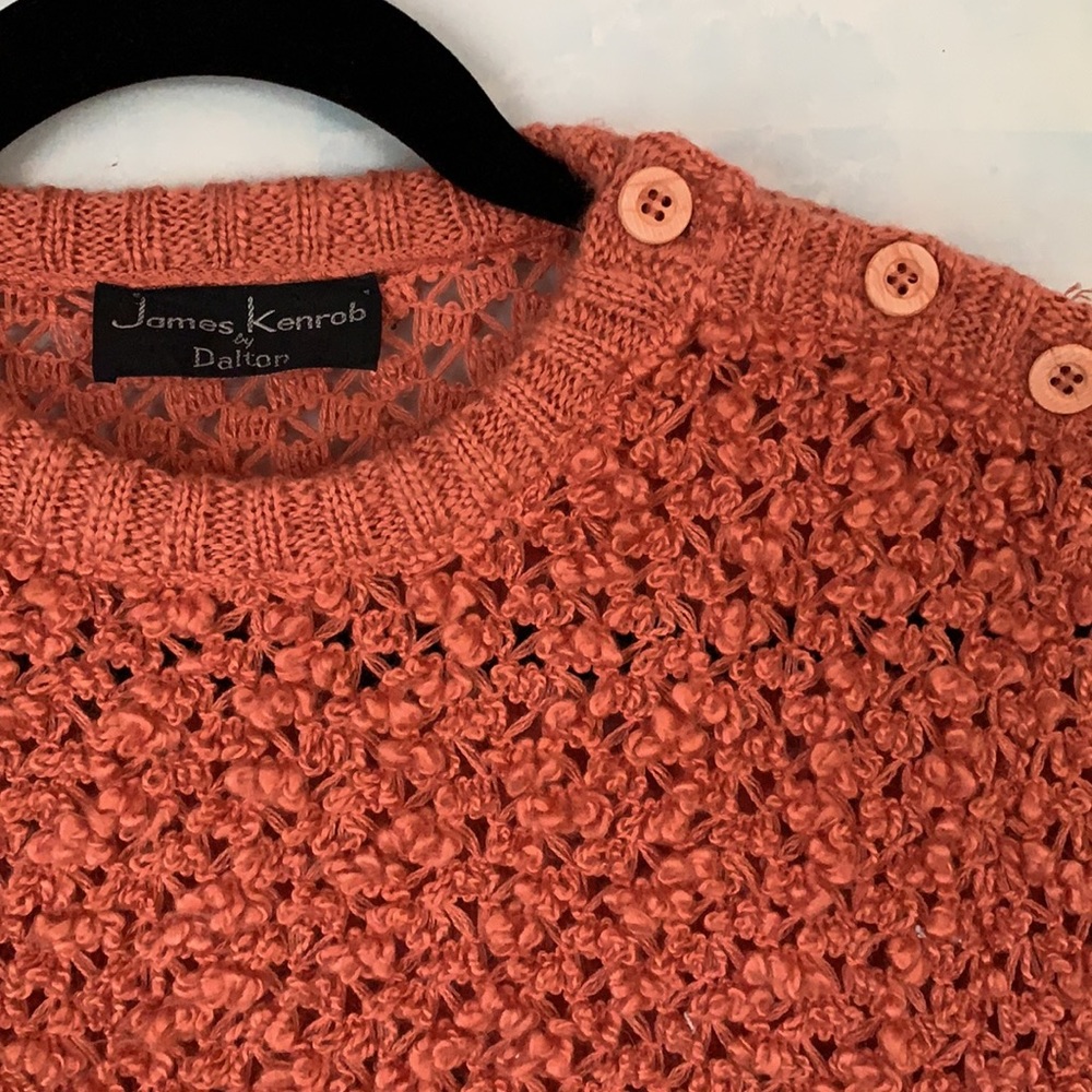 Vintage Crocheted Sweater - Picture 2 of 4